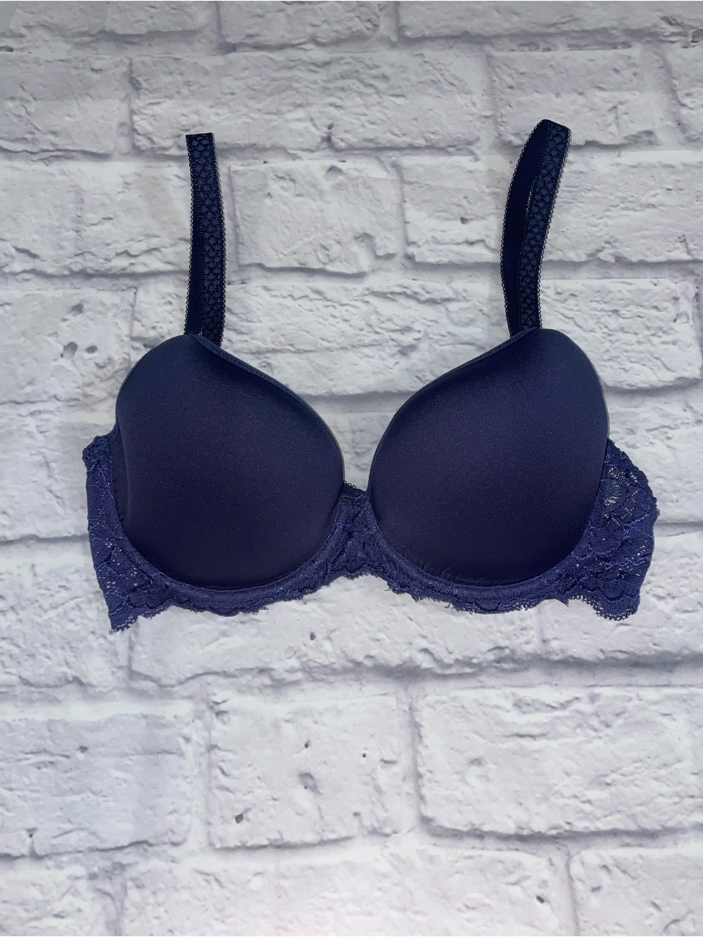 Simone Perele Caresse Caresse 3D Plunge (Ink Blue) 32C